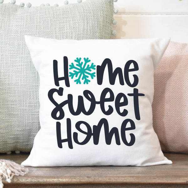 Home Sweet Home Snowflake SVG Cut File