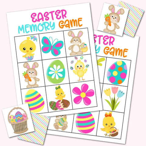 Easter Memory Game - Easter Matching Game - Printable Easter Matching Game -  Kids Easter Games - Easter - Easter Party - Easter Printable